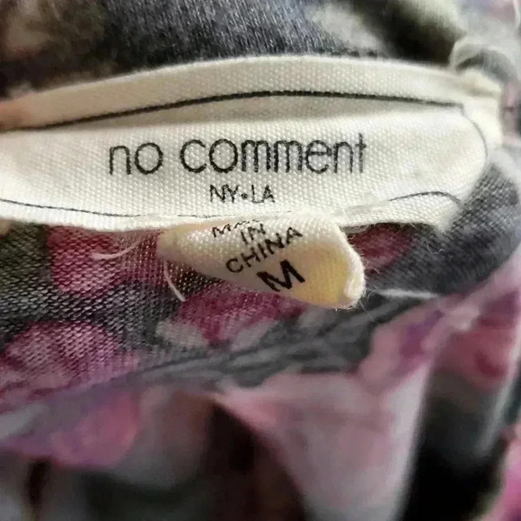 No Comment NY x LA Floral Tee - M - Picture 4 of 6
